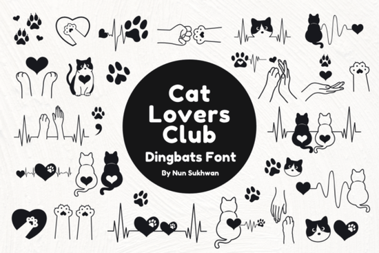 Cat Lovers Club Font